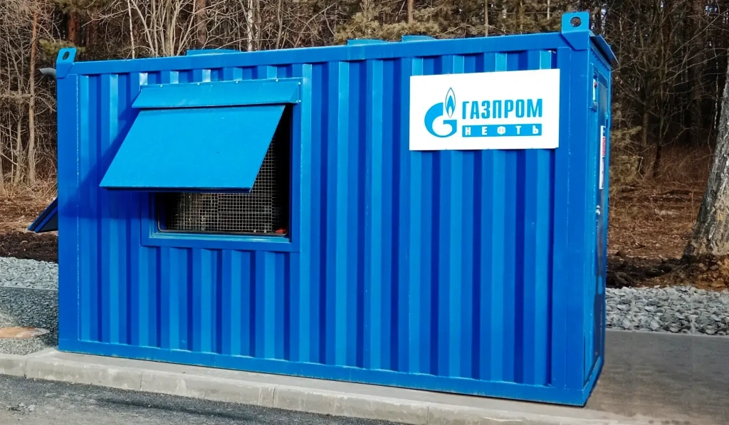 Дизельный генератор 0,4 кВ Yuchai в утепленном контейнере "Север"