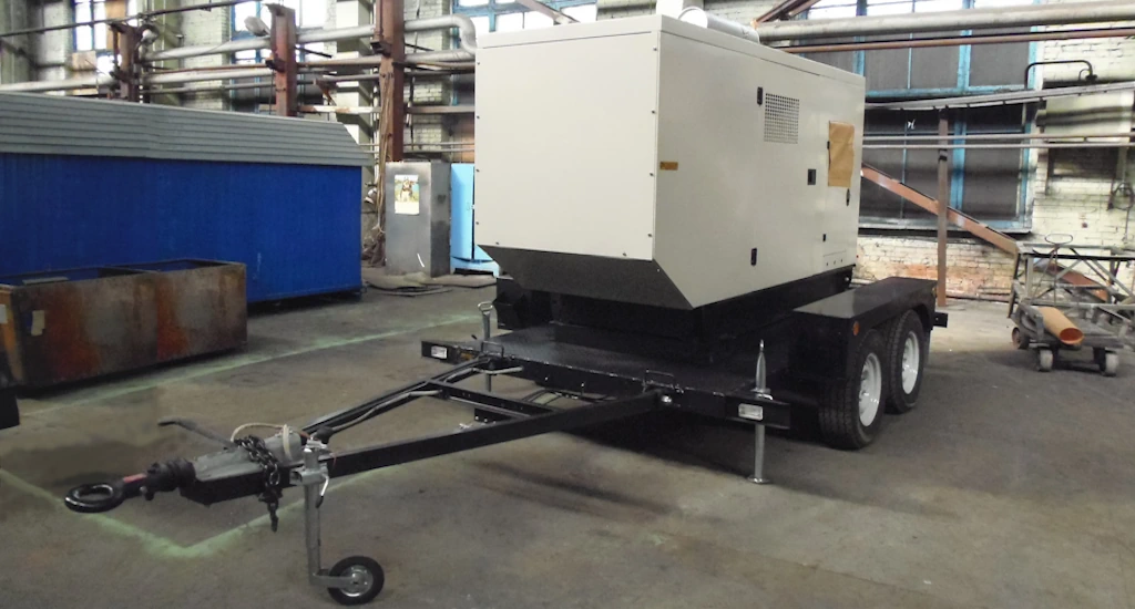 Передвижная электростанция мощность 100 кВт на прицепе в кожухе Передвижная ДГУ мощность 160 кВт на прицепе под капотом